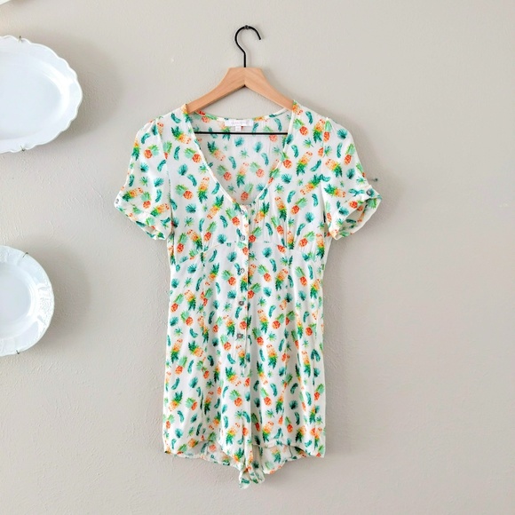 Olivaceous Pants - Pineapple Romper